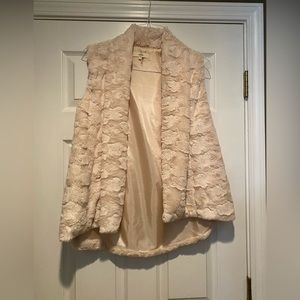Entro cream colored vest